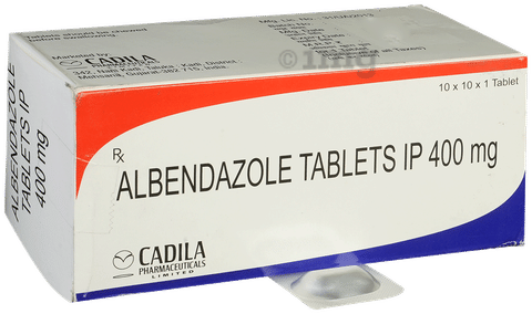 Albendazole 400mg Tablet image Albendazole 400mg Tablet image