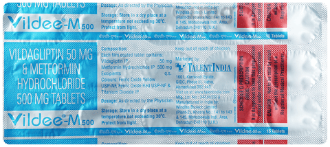 Vildee-M 500 Tablet image Vildee-M 500 Tablet image