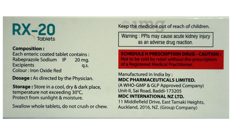 RX 20mg Tablet image