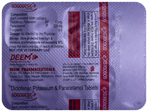 Gogogesic-P Tablet image