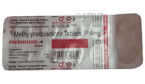 प्रेडनिस्योर 4 टैबलेट image