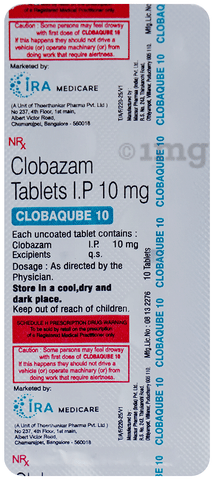 Clobaqube 10 Tablet image Clobaqube 10 Tablet image
