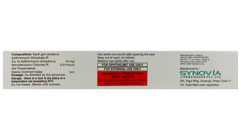 Azisite 1% Eye Ointment image Azisite 1% Eye Ointment image