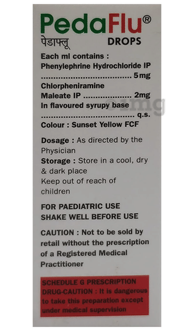 Pedaflu Oral Drops image