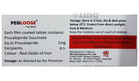 Pegloose 1mg Tablet image