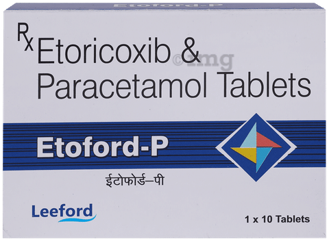 Etoford P 60 mg/325 mg Tablet image Etoford P 60 mg/325 mg Tablet image