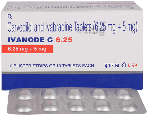Ivanode C 6.25mg/5mg Tablet image Ivanode C 6.25mg/5mg Tablet image