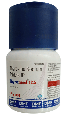 Thyroneed 12.5mcg Tablet image Thyroneed 12.5mcg Tablet image