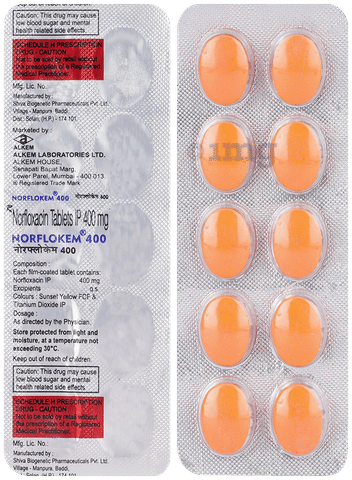Norflokem 400mg Tablet