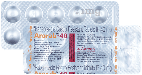Arorab 40mg Tablet image Arorab 40mg Tablet image