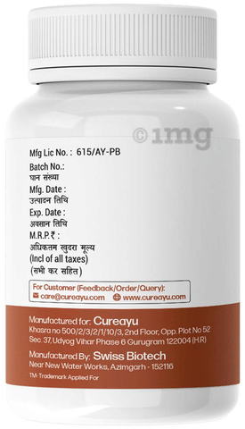 Cureayu CreatiCare Capsules | Supports Healthy Creatinine Level & Kidney Detox | 21+ Natural Herbs 3