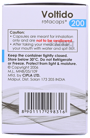 Voltido 200mcg/25mcg Rotacap image Voltido 200mcg/25mcg Rotacap image