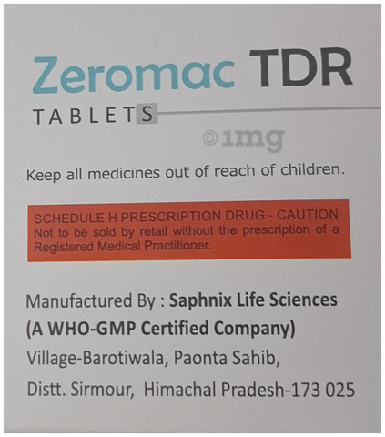 Zeromac TDR Tablet image