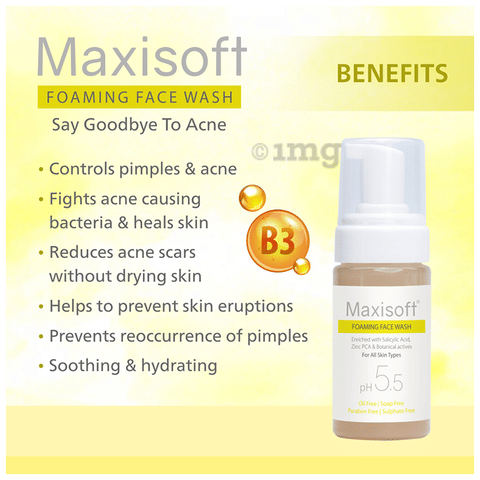 Maxisoft PH 5.5 Foaming Face Wash (100ml Each) image