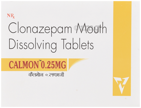 Calmon 0.25MG Tablet MD 1 Calmon 0.25MG Tablet MD 1