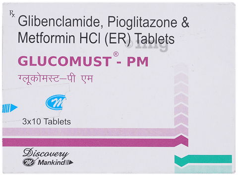 Glucomust-PM Tablet ER