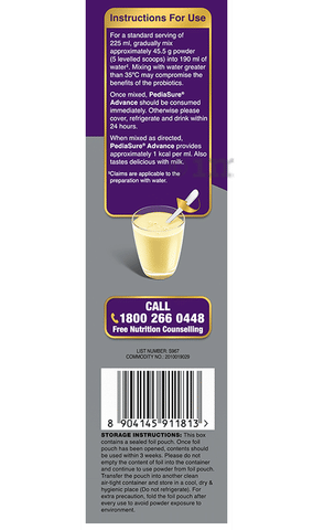 PediaSure Advance+ Powder Vanilla 4