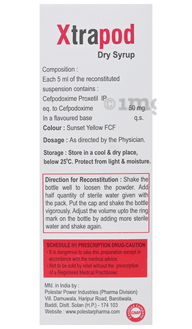 Xtrapod Dry Syrup image