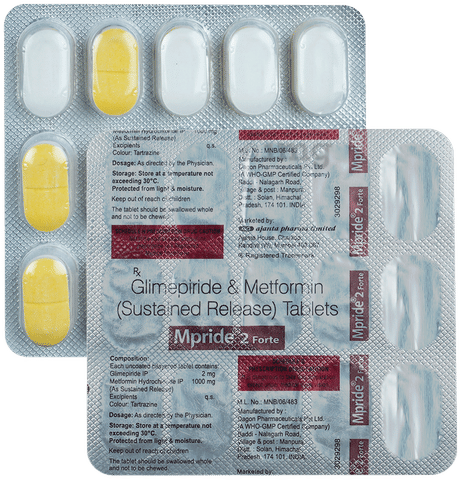 Mpride 2 Forte Tablet SR image