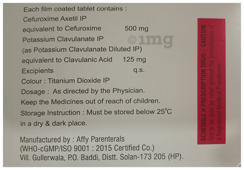 Corcef-CV 500 Tablet image Corcef-CV 500 Tablet image