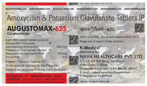 Augustomax 625 Tablet image Augustomax 625 Tablet image