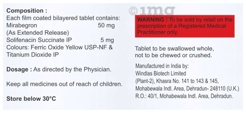 Mirahype S 50/5 Tablet ER