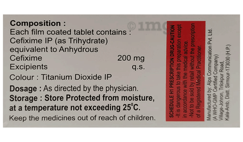 Cifimag 200mg Tablet DT image