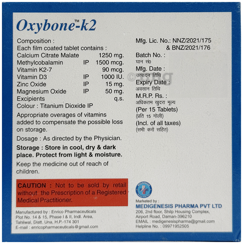 Oxybone-K2 Tablet image
