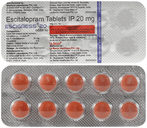 Escigress 20mg Tablet image