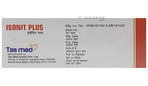 Isonit Plus Tablet image
