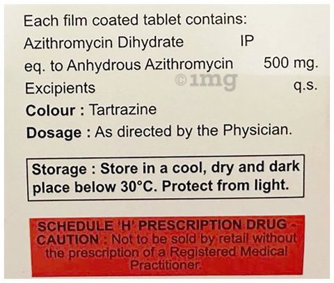 Azimes 500 Tablet image