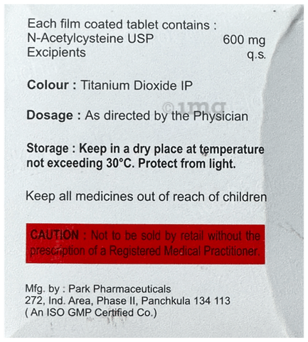 Covilife Nac 600 Tablet image Covilife Nac 600 Tablet image