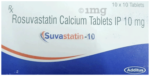 Suvastatin 10mg Tablet image Suvastatin 10mg Tablet image