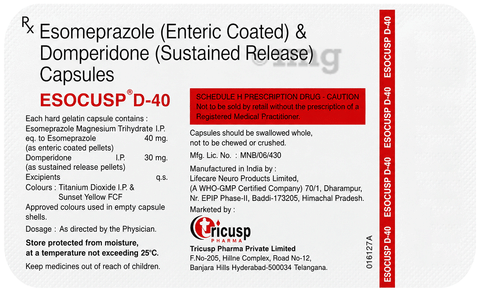 Esocusp D 40 Capsule SR 3