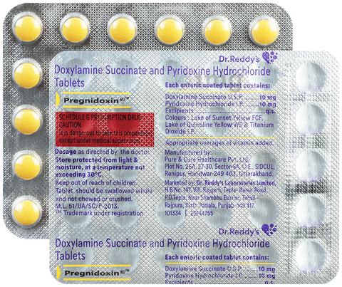 Pregnidoxin NU 10mg Tablet image Pregnidoxin NU 10mg Tablet image