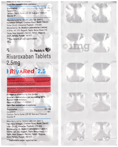 Rivared 2.5mg Tablet image