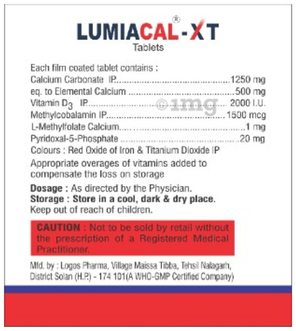 Lumiacal-XT Tablet image