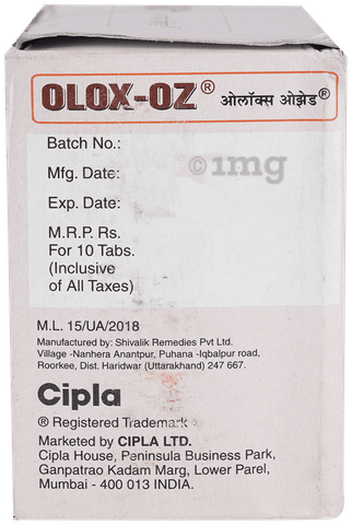 Olox OZ 200mg/500mg Tablet