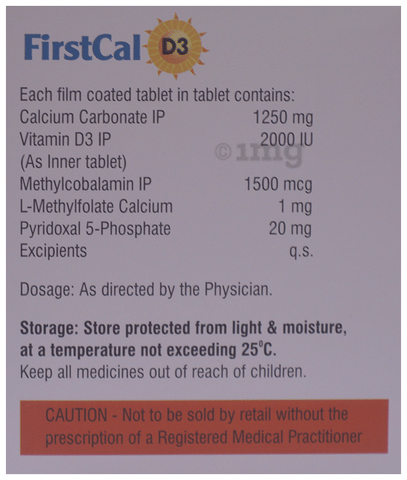 Firstcal D3 Tablet image