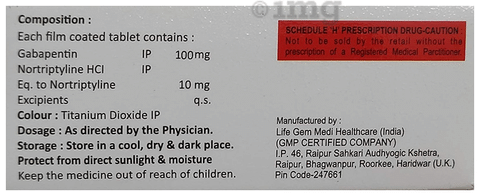 Gabistrol-NT 100 Tablet