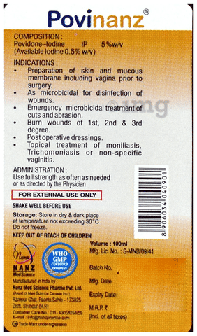 Povinanz 5% Solution image