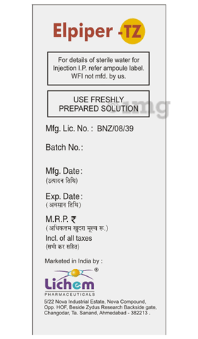 Elpiper-TZ Injection image
