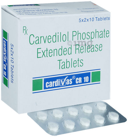 Cardivas CR 10 Tablet image