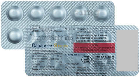 Dapanova S 10mg/100mg Tablet