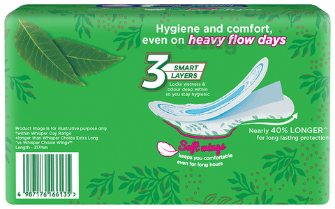 Whisper Ultra Hygiene + Comfort Sanitary Pads XL+ with 2 Whisper Thick Bindazzz  Nights Sanitary Pads XXXL Free: Buy packet of 30.0 pads at best price in  India