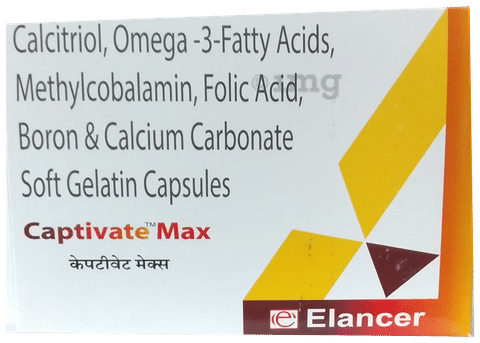 Captivate Max Soft Gelatin Capsule