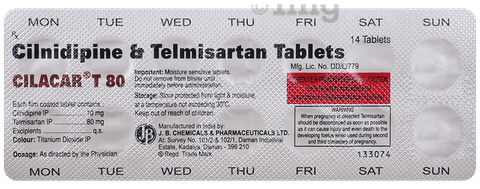 Cilacar T 80 Tablet image