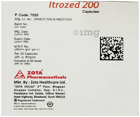 Itrozed 200 Capsule image