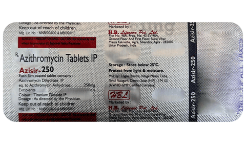 Azisir 250 Tablet image Azisir 250 Tablet image