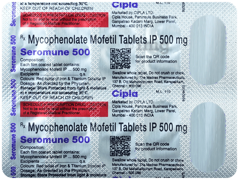 Seromune 500 Tablet image